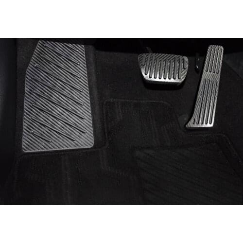 For Toyota RAV4 2019 2020 2021 RAV 4 XA50 High-Quality Carbon Fiber Car Foot Rest Pedal Fuel Pedal Brake Pedal Cover Accessories