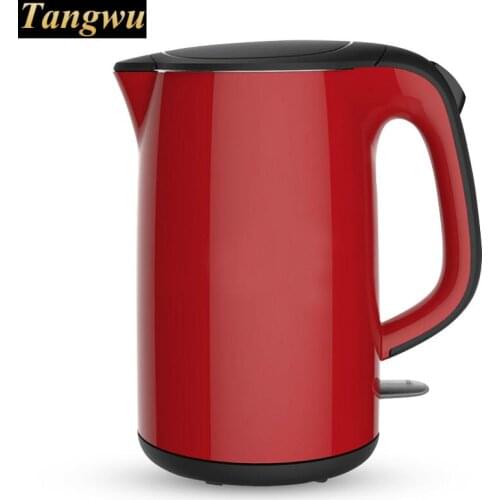 Electric kettle boiling pot boiler double layer of hot 1.7 litre