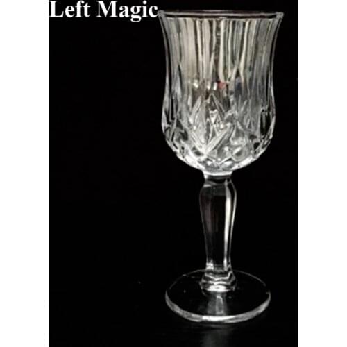 Crystal Mirror Chalice/Goblet Illusions Magic Tricks Liquid Disappearing to Silk Magia Cup Stage Gimmick Props Comedy Mentalism