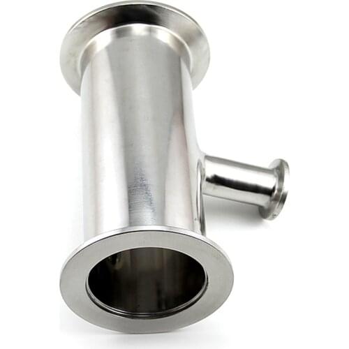 K10 K16 KF25 KF40 KF50 Reducing Tee Vacuum Fittings ,304 Stainless Steel Vacuum Tee ,L016
