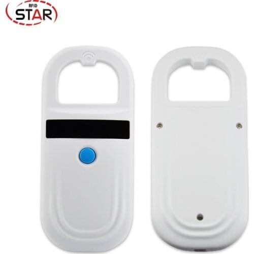 Mini RFID pets scanner for dog cat ID animal microchip readervets Rechargeable battery power USB FDX-B
