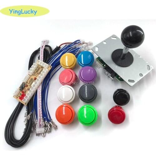 SEIMITSU copy kit arcade sanwa & sanwa jlf tp 8yt & sanwa obsf 24 & sanwa 30 mm zero delay arcade game controller Joysticks