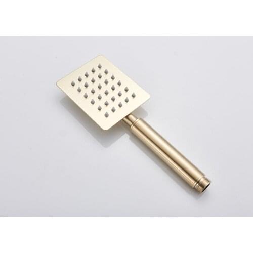 Nickle Golden Shower Household Nozzle Set Pressurized Shower Hand-held Single Nozzle