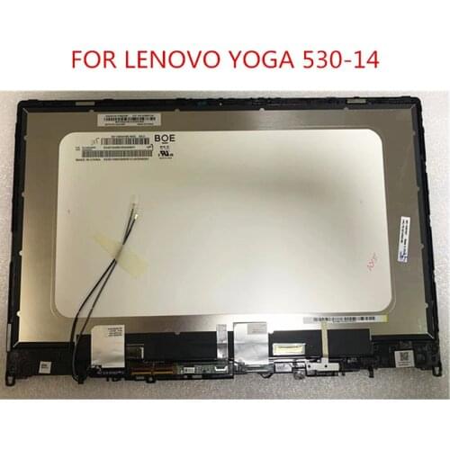 Genuine 14.0 HD FHD lcd display FOR LENOVO YOGA 530-14IKB yoga 530-14ARR 530-14 TOUCH SCREEN DIGITIZER LCD ASSEMBLY 81H9