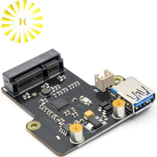 Raspberry pi X850 mSATA SSD disk expansion board supports 1TB USB 3.0