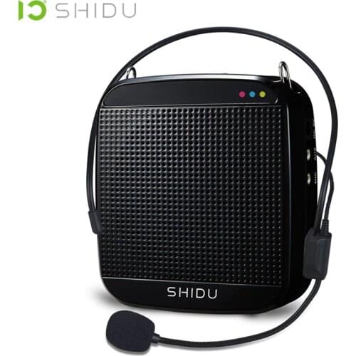 SHIDU Wired Portable Voice Amplifier USB Speaker Full Range Speakers Lautsprecher For Teachers Tour Guide Yoga Instructors S512