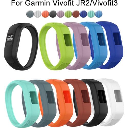 Watchband For Garmin Vivofit 3 Vivofit JR JR 2 Sport Smart Watch Band Silicone Bracelet Correa Wrist Strap For Vivofit3