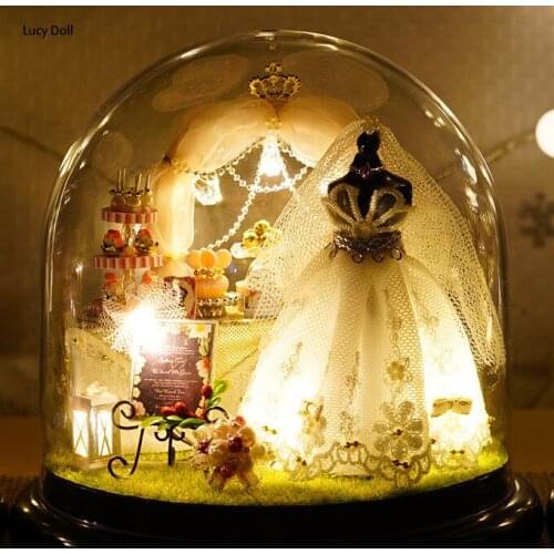 Diy DIY House Love Is The Eternal Model Meet Love Romantic Series Transparent Cover Music Box Valentines Day Gift