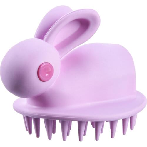 Silicone Shampoo Scalp Hair Massager Head Body Scalp Massage Brush Comb Hair Washing Comb Shower Brush Bath Spa Massage Brush