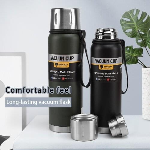 Outdoor Sports Thermos Travel Hiking Office Stainless Steel Portable Thermo Cup Maintain Temperature Efficiently Tea Vacuum Cup