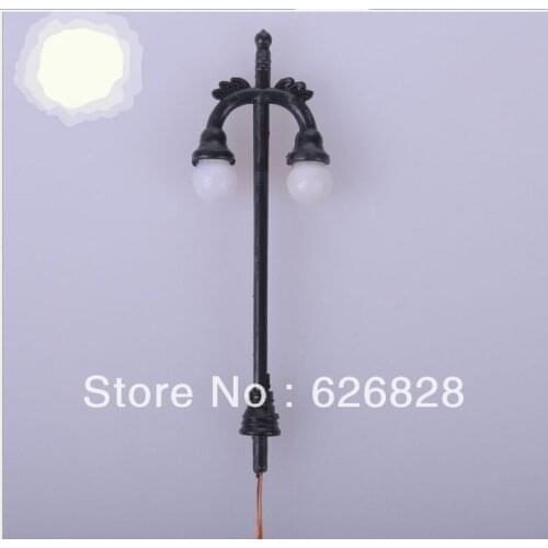 100pc Wholesale - 1:100 scale street light for Landscape Train Model Scale architectural scenery model lamp