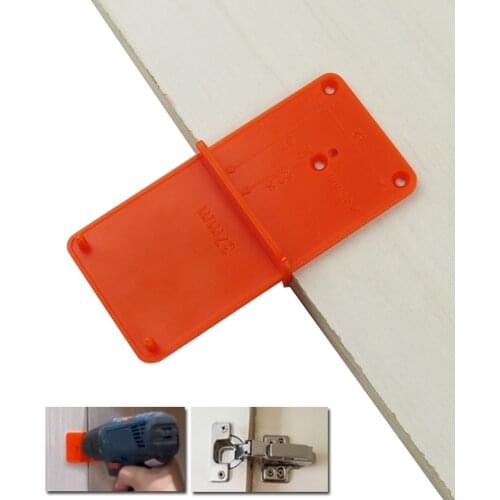 35/40mm Woodworking Punch Hinge Drill Hole Opener Locator Guide Drill Bit Hole Tools Door Cabinets DIY Template Woodworking Tool
