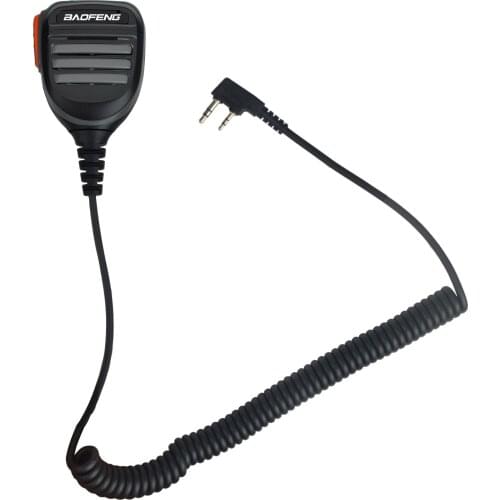 BAOFENG 1Watt Speaker Palm Waterproof Microphone for UV-5R BF-888S DM-1701 DM-1801 TYT MD-390 Portable Two Way Radio