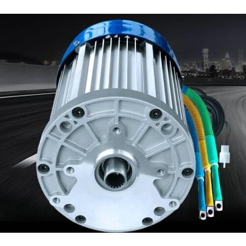 60V/72V3000W4600RPM permanent magnet brushless DC motor differential speed electric vehicles,machine tools,DIY Accessories motor