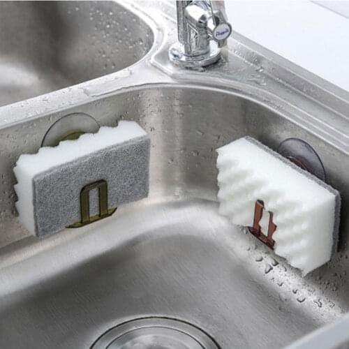 Suction cup gutters asphalt sponge storage rack kitchen sink soap rack asphalt shelf shelf