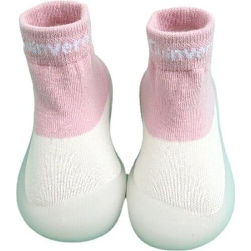 Baby Boys Girls Shoes Kids Fashion First-Walking Soft BottomToddler Floor Anti-Slip Middle Tube Breathable Shoes (1-3T)