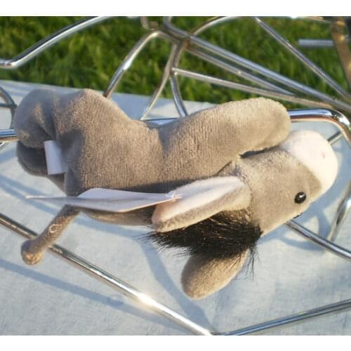 Classic gray donkey toys Hot Sale cute Plush toys Fridge Magnet refrigerator Fridge Magnet stuffed animals