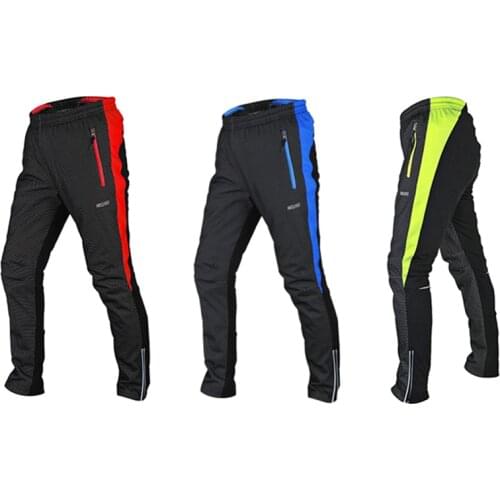 Men Women Winter Cycling Pants Warm Thermal Fleece Trousers Outdoor Sports MTB Bike Bicycle Pant Windproof Waterproof Trousers