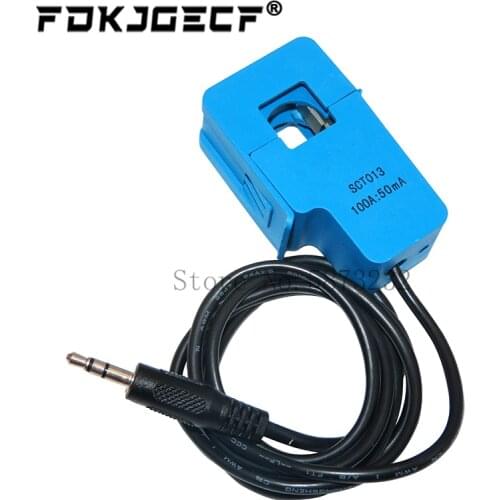 SCT-013-000 10A 20A 30A 50A 60A 100A Non-invasive Split Core Current Transformer AC current sensor