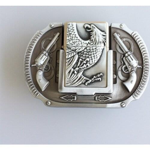 New Vintage Eagle Guns Lighter Belt Buckle also Stock in US Gurtelschnalle Boucle de ceinture BUCKLE-LT013AS
