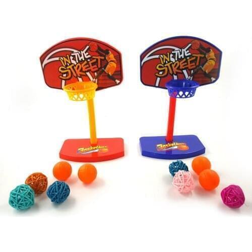 Parrot educational training intelligence development toy parrot shooting basket bite ball mini basketball hoop desktop toy board