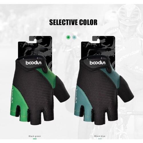 New Non-slip Half Finger Gloves With Wrist Wrap Support Padded Fitness Short Open Finger Glove For Riding Sports Summer