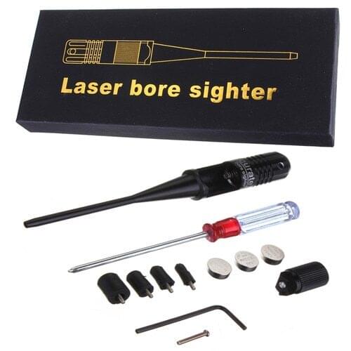 650nm Red Dot K.O Dot Bore Sighter .22 to .50 Caliber for Hunting Scope Accessoies