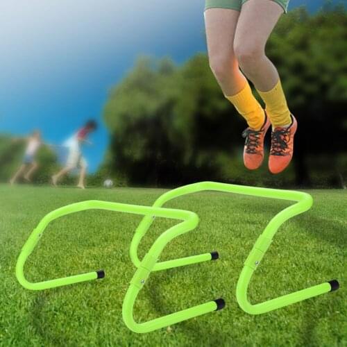 Height Adjustable 15/30cm Football Soccer Agility Hurdle Training Equipment For Jump Running Sensitive Soccer Equipment