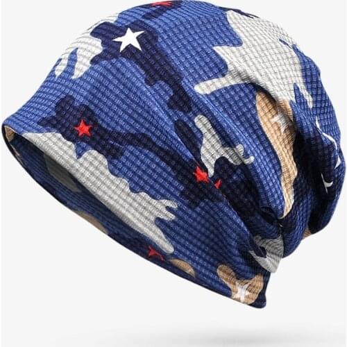 UNIKEVOW New arrival Multi Purpose beanie&Scarf Casual hat for Men Women Hip-hop cap for autum spring Camouflage hats