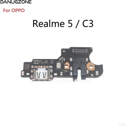 USB Charging Dock Port Socket Jack Connector Charge Board Flex Cable For OPPO Realme 7 Pro 7i 6 6i 5 3 2 A3S / A5 1 A7X F9