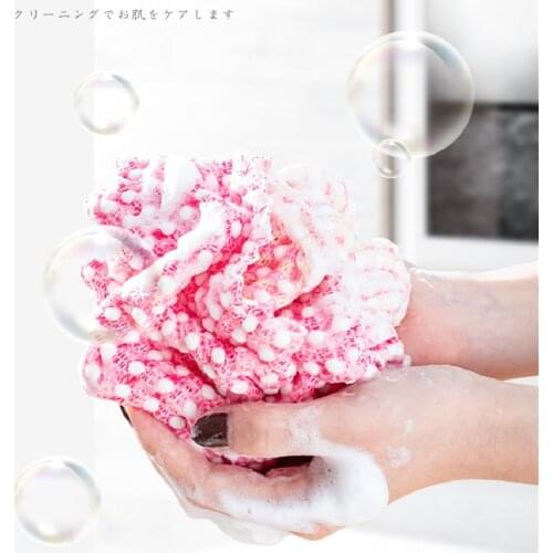 Japan imported bubbling bath towels, strong rubbing towels, long rubbing back artifact, back skin, men and women bathing balls