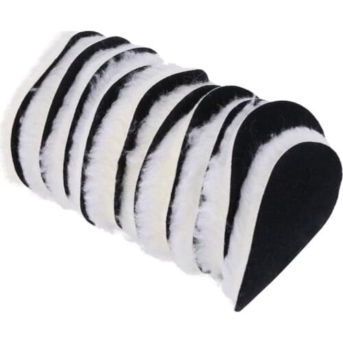 10 Pcs 125 Mm Car Polishing Pad 5 Inch Inch Polish Waxing Pads Wool Polisher Bonnet Car Paint Care Wool Polishing Pad