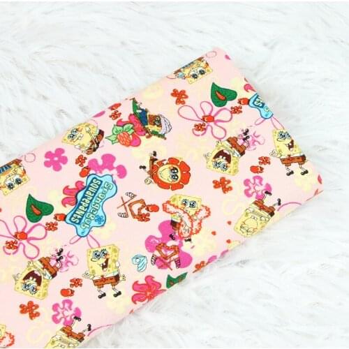 110CM Cartoon Childrens Animation Cotton Fabric for Kids Dress Sewing Quilting Fabric Needlework Material DIY Handmade Crafts