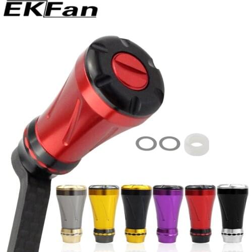 EKFAN 7*4mm suitable for daiwa Shimano abu 2pcs a pair of metal knobs modified sea fishing reel spinning wheel drum wheel DIY