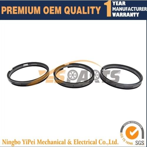 3 set Piston Ring STD for KUBOTA D1101