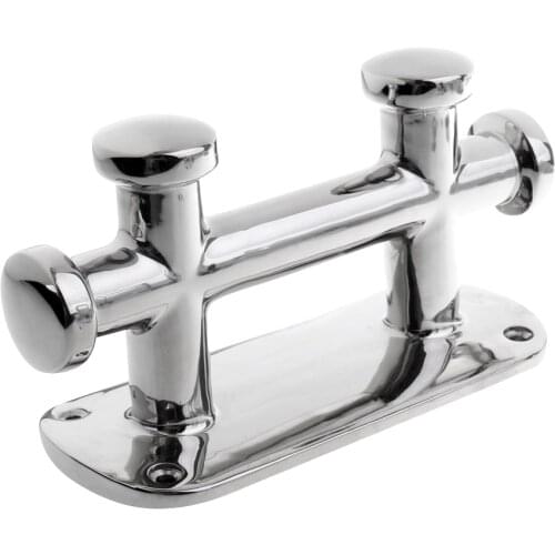 316 stainless steel double cross bollard mooring bolt wharf bollard yacht accessories marine hardware