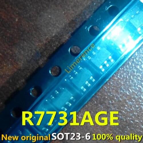 5PCS R7731AGE SOT23-6 R7731AG SOT23 R7731A SOT R7731 New Original Support the BOM one-stop supporting services