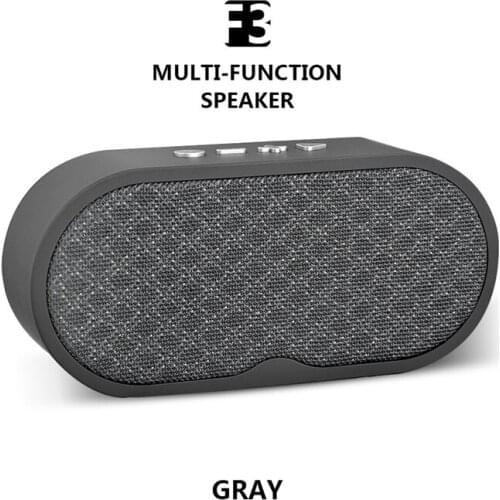 Fabric Wireless Bluetooth Speaker Portable Wireless Bluetooth Speaker Stereo Subwoofer Hi-fi Speaker Support TF Card USB Flash