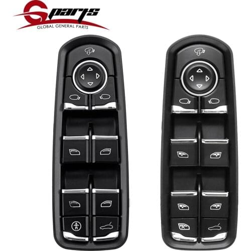 Driver Side Electric Master Power Window Control Switch With Child Lock For Porsche Panamera Cayenne 7PP959858MDML 7PP959858RDML