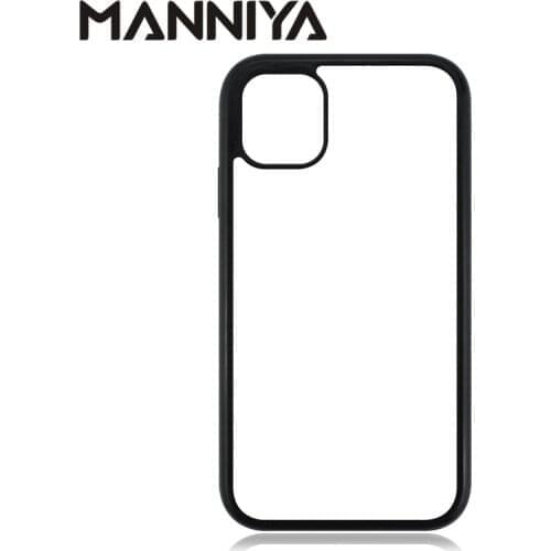 MANNIYA Blank Sublimation 2in1 TPU+PC Tough Dual Case for iphone 11/11 pro/11 pro max with Aluminum Inserts Free Shipping! 50pcs