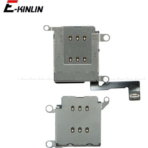 Sim Card Reader Holder Tray Slot For iPhone 12 mini 12 Pro Max Sim Card Slot Tray Holder Reader Connector