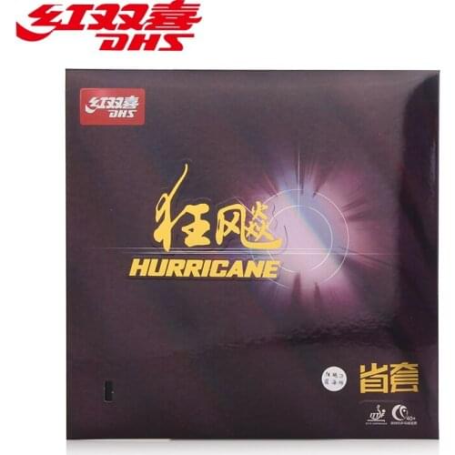 DHS Original BLUE SPONGE Provincial Hurricane 3 Table Tennis Rubber Ping Pong Pimples In With Sponge Tenis De Mesa