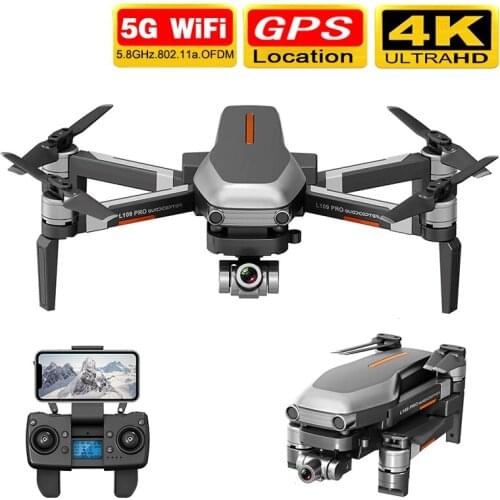 Upgraded L109 PRO drone 4K 5G WiFi GPS drone brushless drone professional flight 25min long rc distance 1.2km rc quadcopter