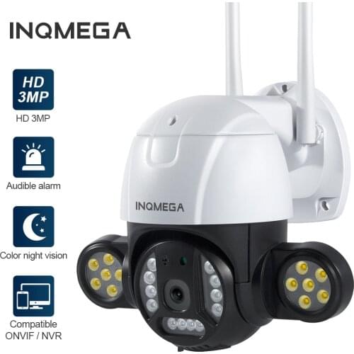 INQMEGA 5MP / 3MP Wireless Courtyard Double Light PTZ Humanoid Tracking Surveillance Remote Control Camera Outdooor Waterproof