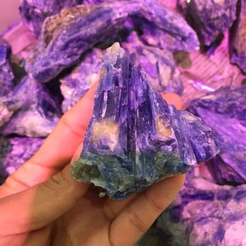 About 200g beautiful natural rough kyanite Crystal gemstone meditation reiki healing blue raw crystal stone for home decoration