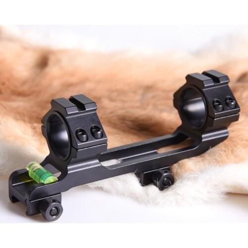 Accurate Bubble Level Scope Mount One Piece Double Rings Mount Fits 25.4/30mm Diameter Picatinny Rails Tactical Sights Mounts