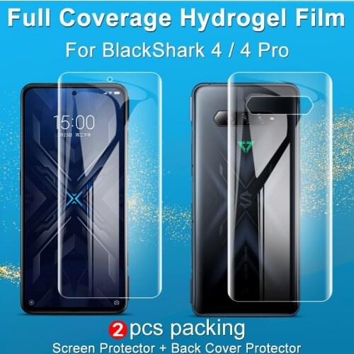 Imak For Xiaomi Black Shark 4 /4 Pro Soft Hydrogel Film Full Cover Back Front Screen Protector