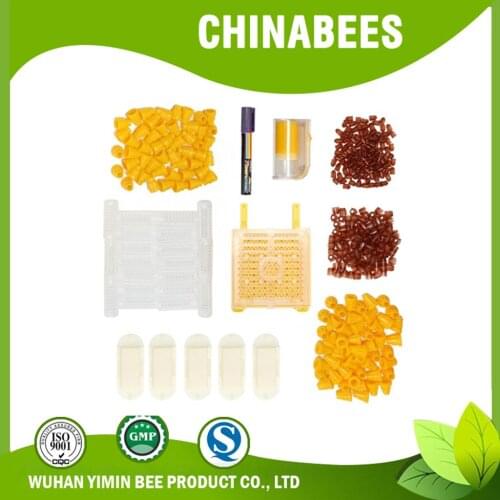 Queen Bee Rearing System Kit for Keeper Beekeeping Feeding Breeding Apiculture Beehive Cell Cup Plastic Tool Set