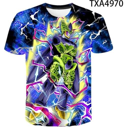 2020 New Summer Cartoon Anime Dragon Print 3D T-shirt Men Women Children Cool Tee Tops Streetwear Cool T Shirt Boy girl Kids