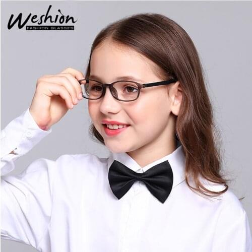 Teens Anti blue Light Glasses Kids Boys Girls Optical Frame TR90 Junior High School Prescription Myopia Astigmatic Lenses UV400